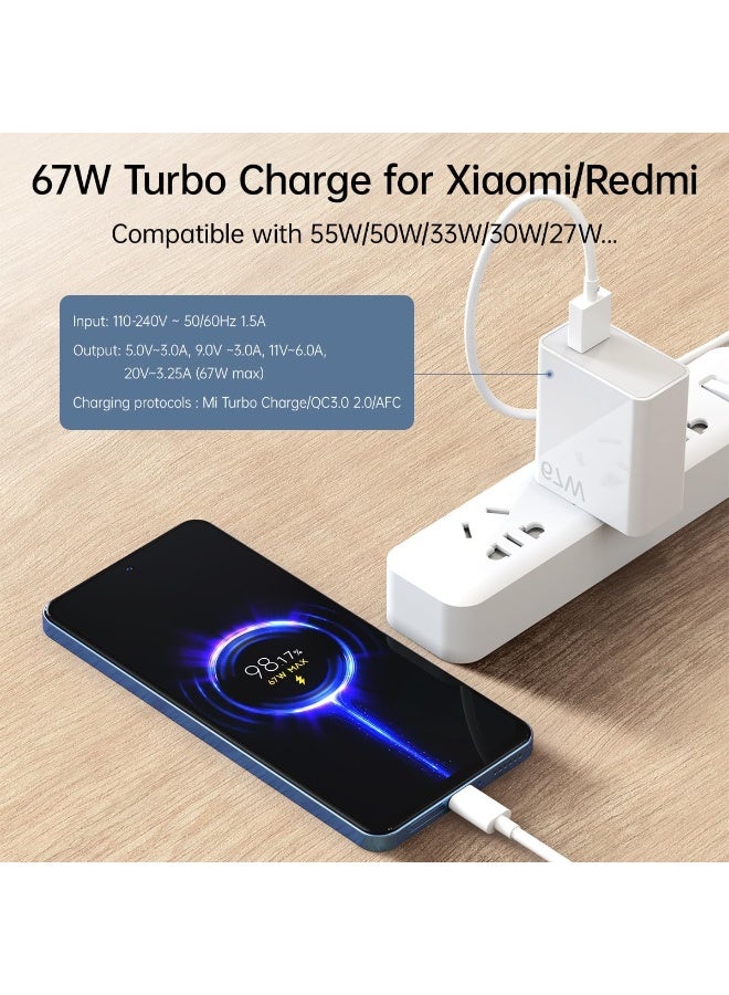 شاومي شاحن Redmi Max 67W تيربو سريع – محول جداري Quick Charge 4.0 - Image 3